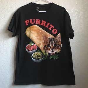 2 monkeys brand purrito shirt